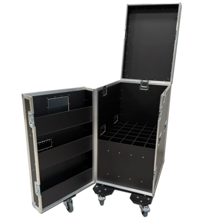 30-Way Mic Stand Flightcase